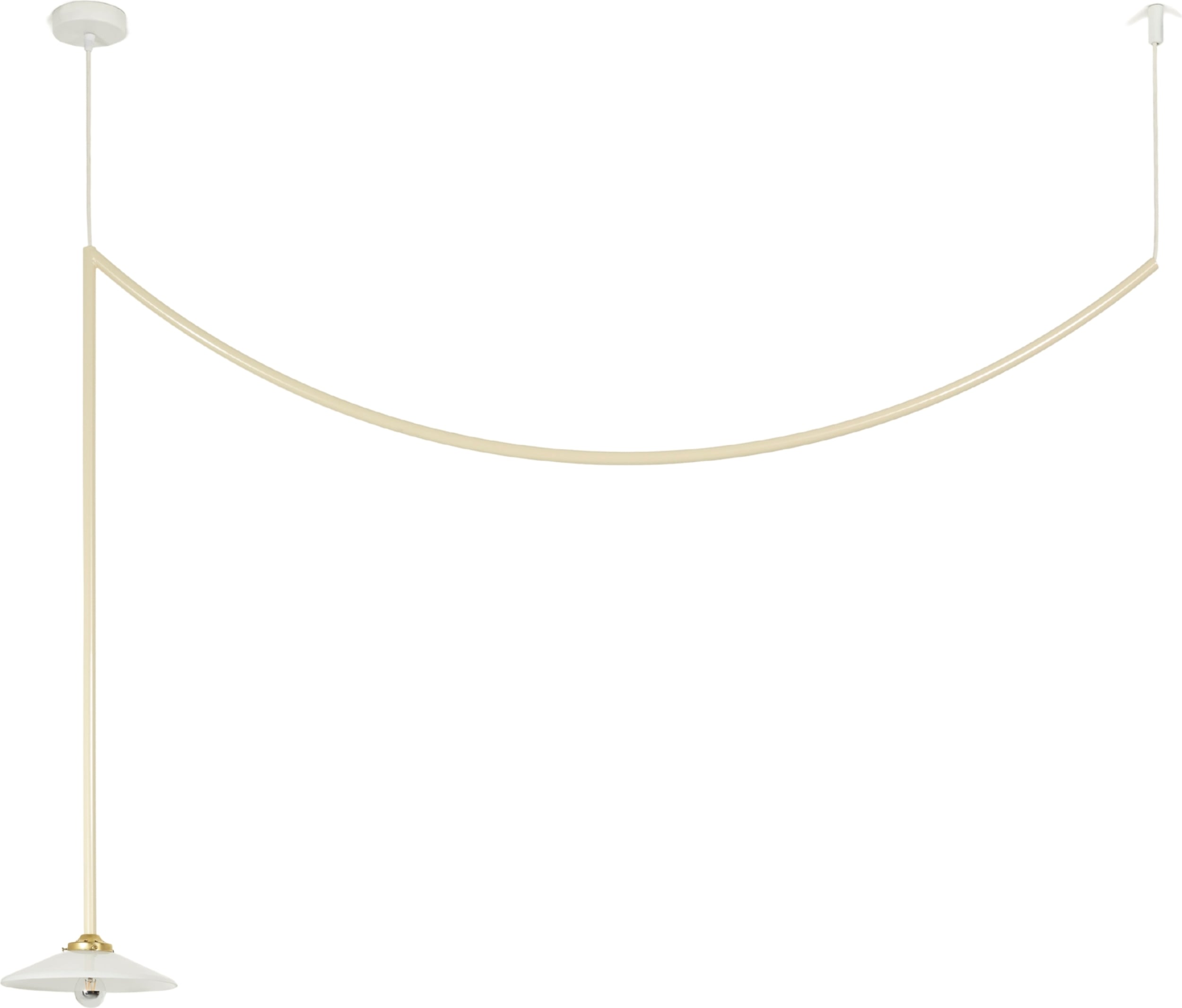 Lampa sufitowa N°4 kość słoniowa