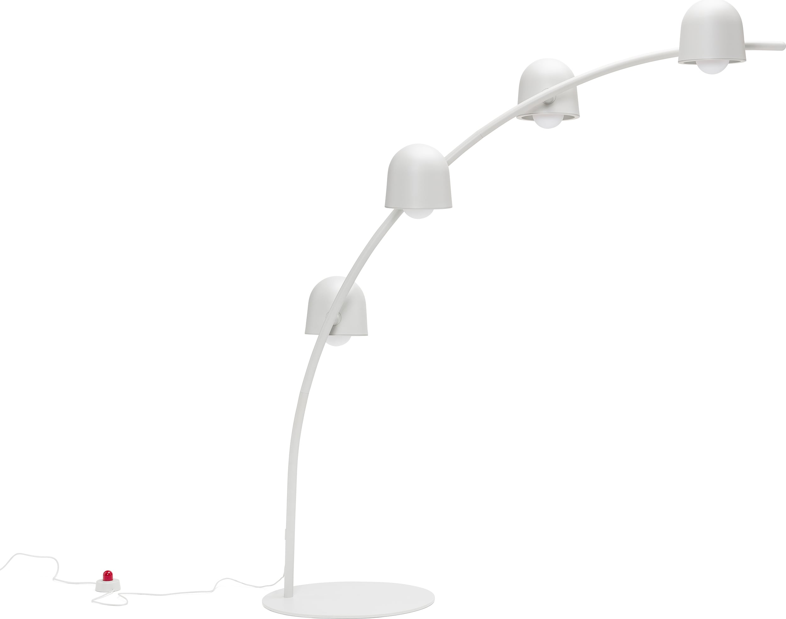 Lampa stojąca Big Lebow jasnoszara