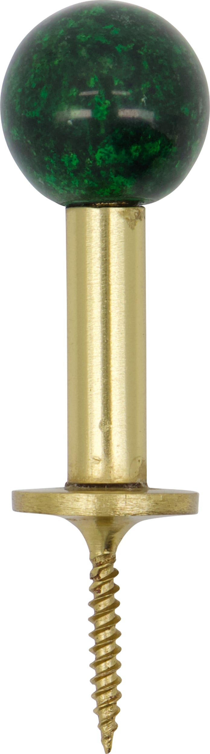 Haczyki ścienne Ball 5 cm zielone 2 szt.