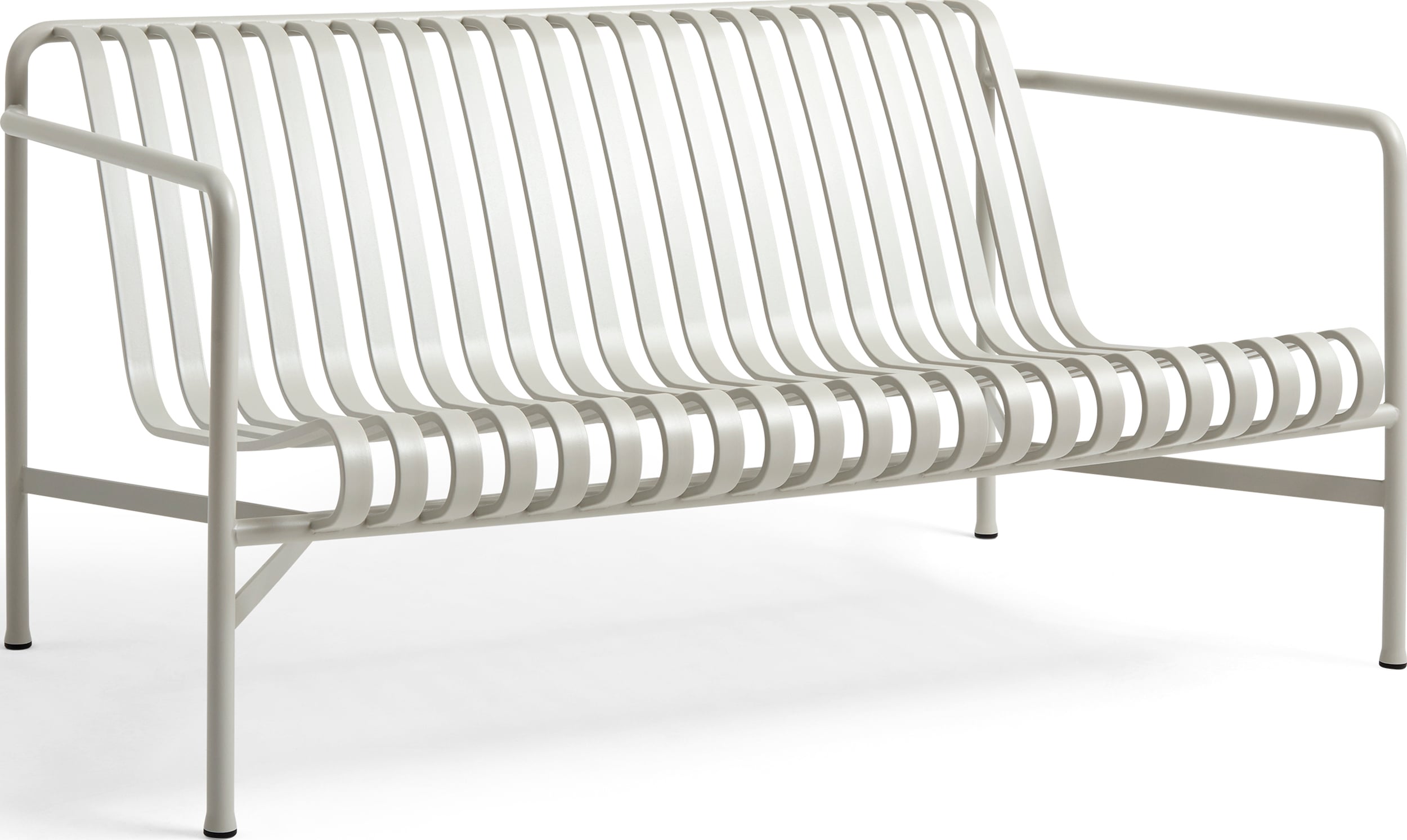 Sofa ogrodowa Palissade 139 cm szara
