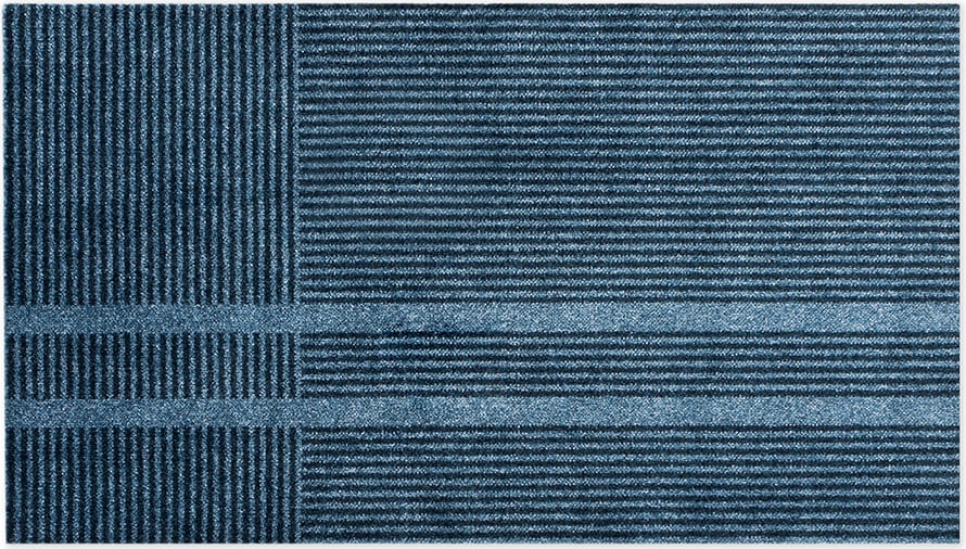 Wycieraczka Loype Stormy Blue 85 x 150 cm