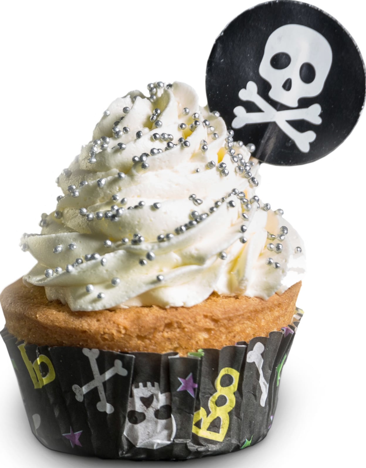 Papilotki do muffinów Skull 24 szt.