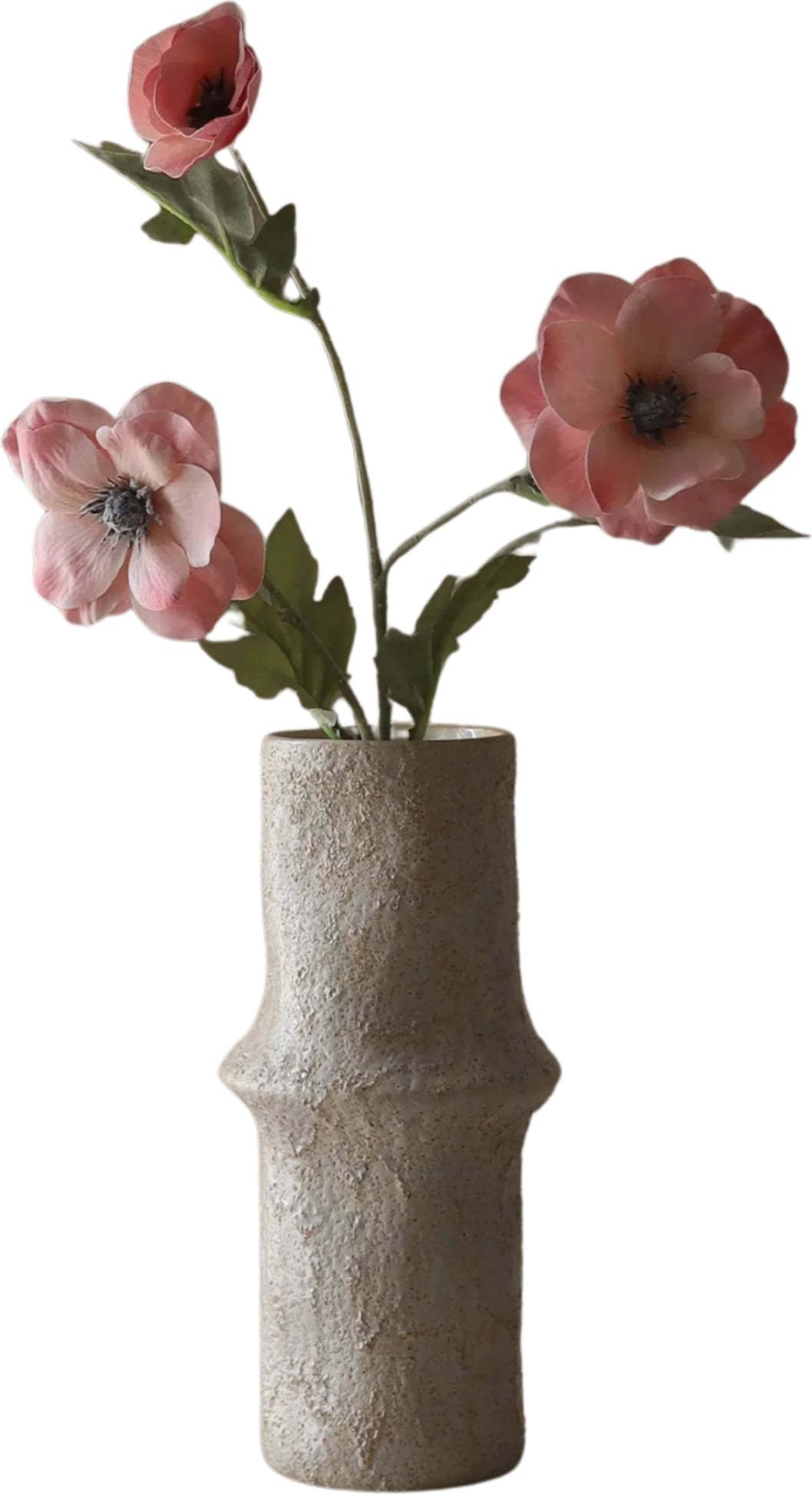 Kwiat sztuczny Botane zawilec wieńcowy 70 cm różowy