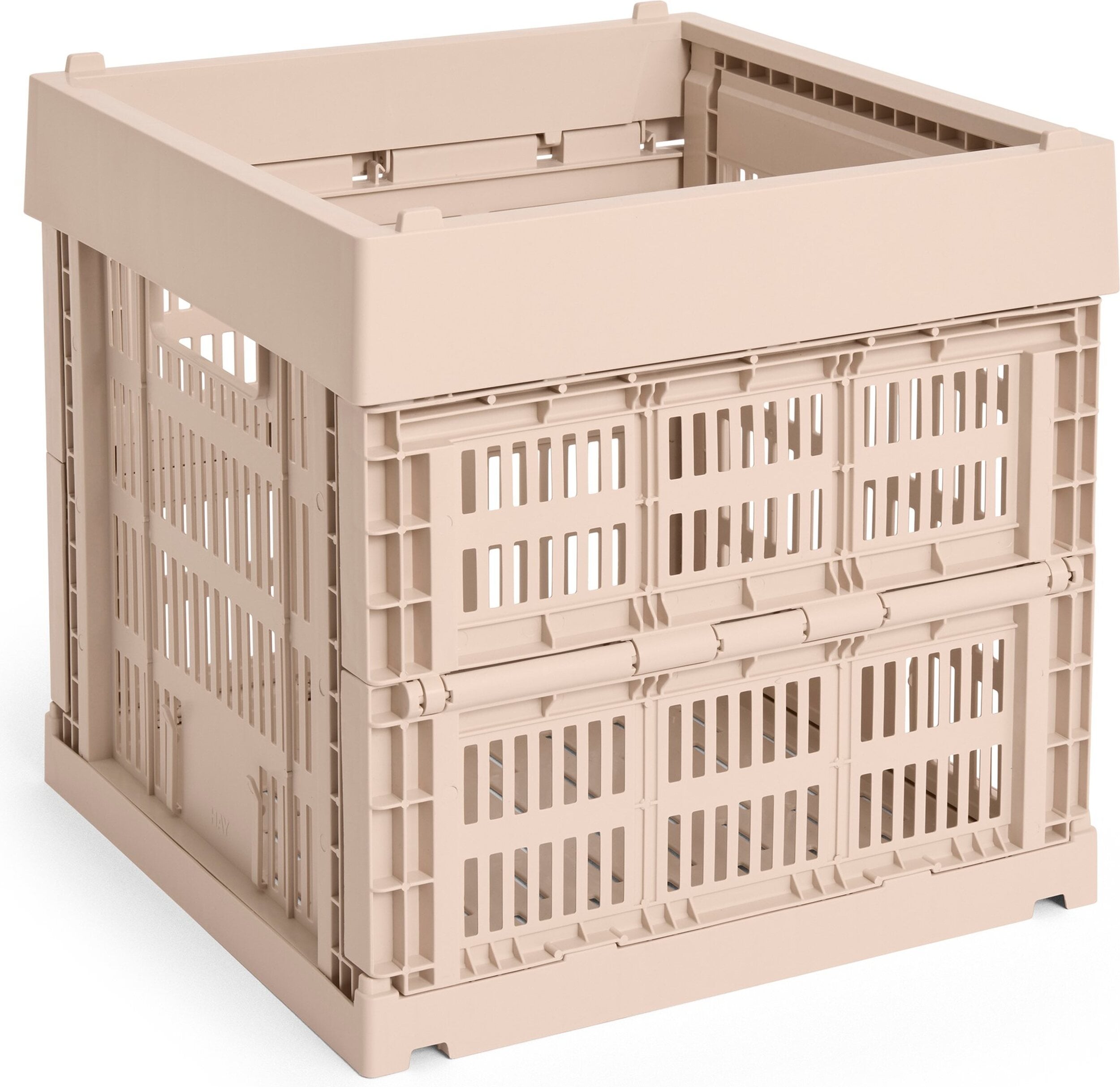 Kosz do przechowywania Hay Colour Crate Cube pudrowy