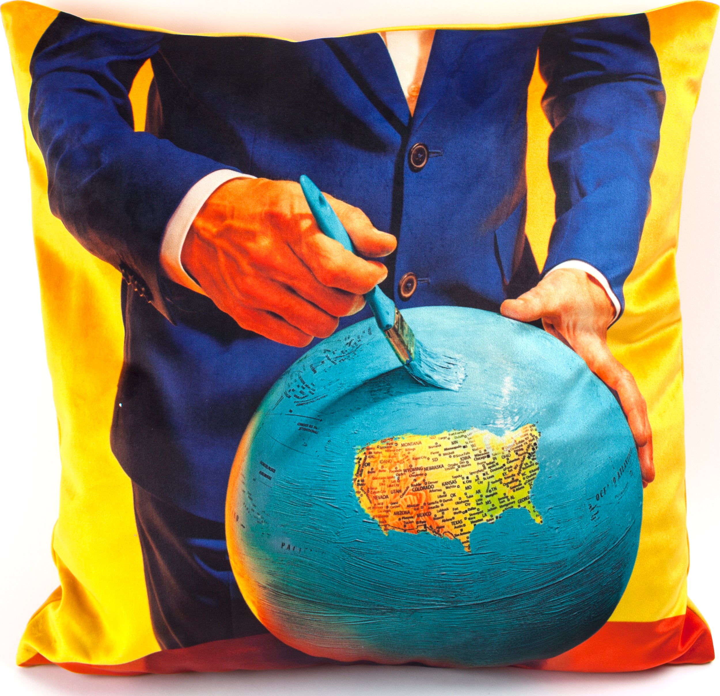 Poszewka na poduszkę Seletti Wears Toiletpaper Globe