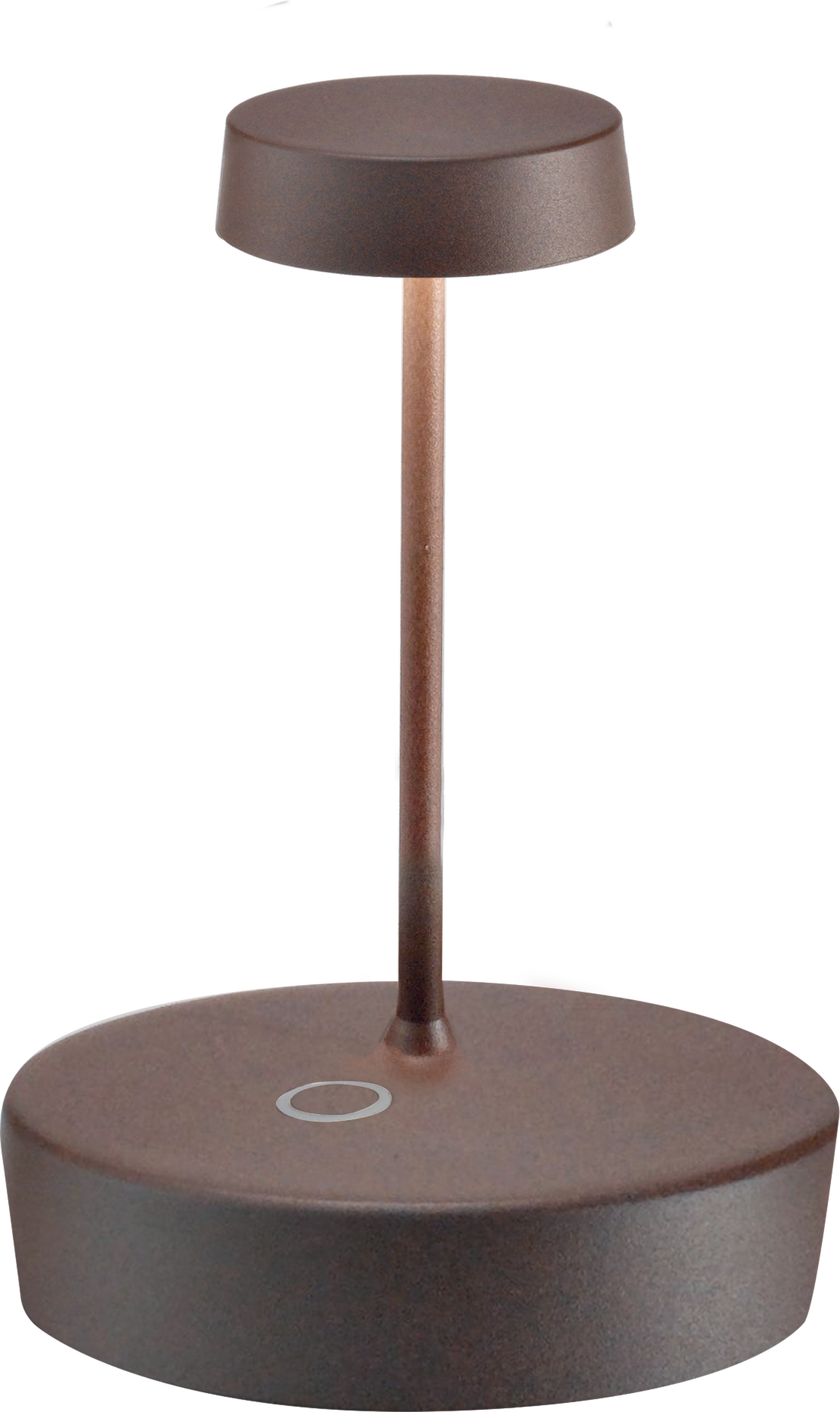 Lampa stołowa bezprzewodowa Swap Mini II 14 8 cm brązowa