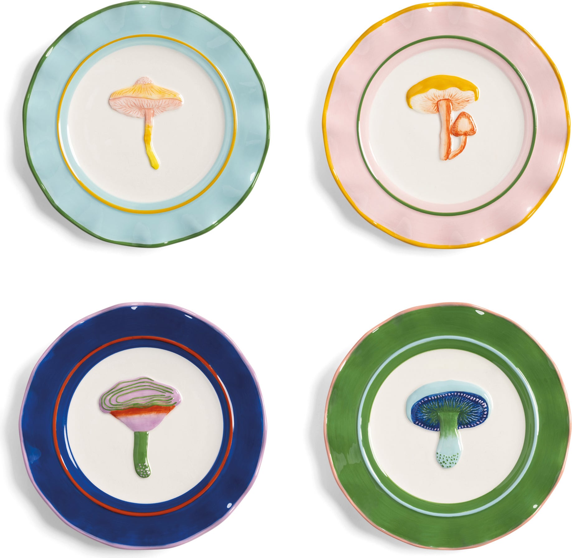 Talerzyki deserowe Magic Mushroom 16 cm 4 szt.