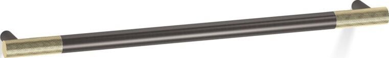 Wieszak reling na ręczniki Club 40 cm ciemny metal mat-złoty