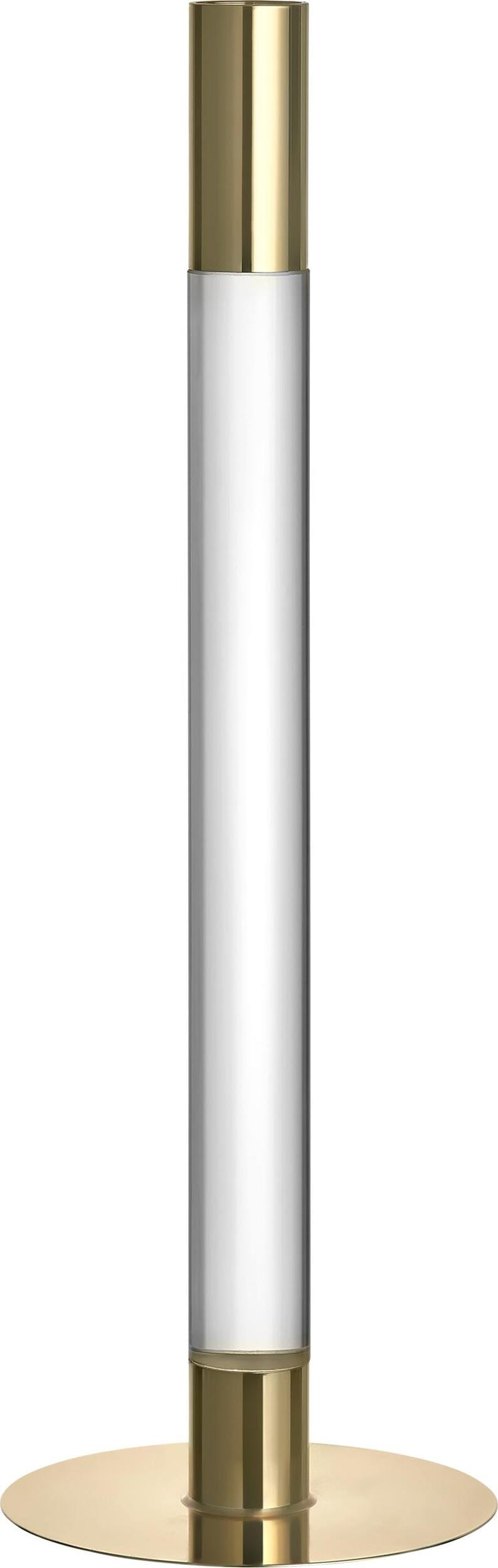 Świecznik na klasyczną świecę Lumiere 32 cm złoty