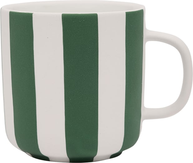 Kubek Toppu 350 ml zielono-biały