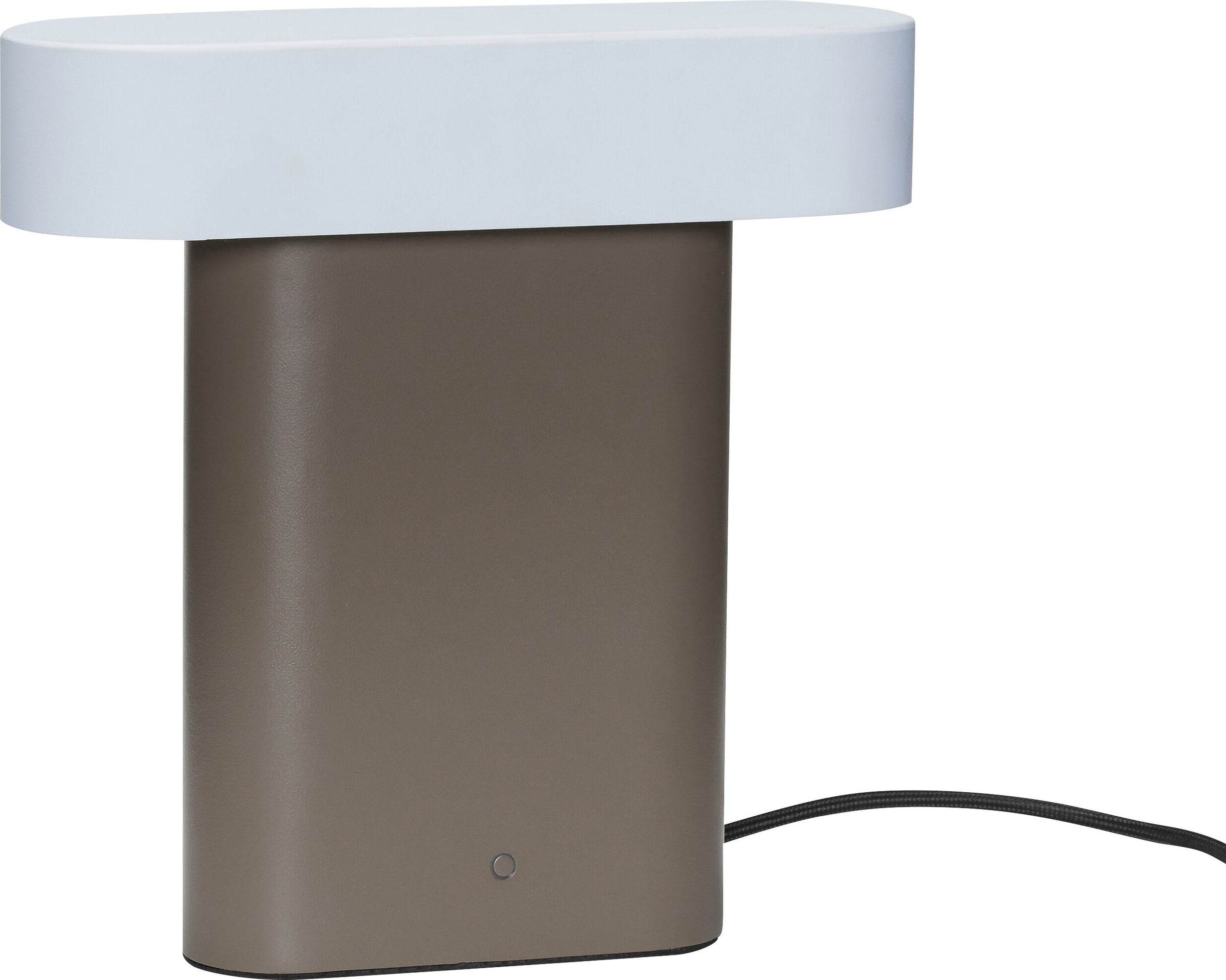 Lampa stołowa Sleek brązowo-szara