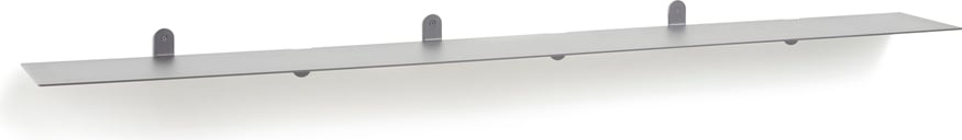 Półka ścienna N°4 198 cm jasnoszara