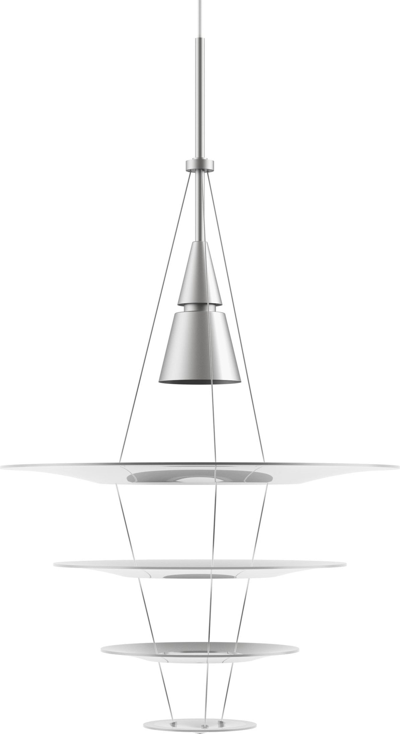Lampa wisząca Enigma 42 5 cm aluminium