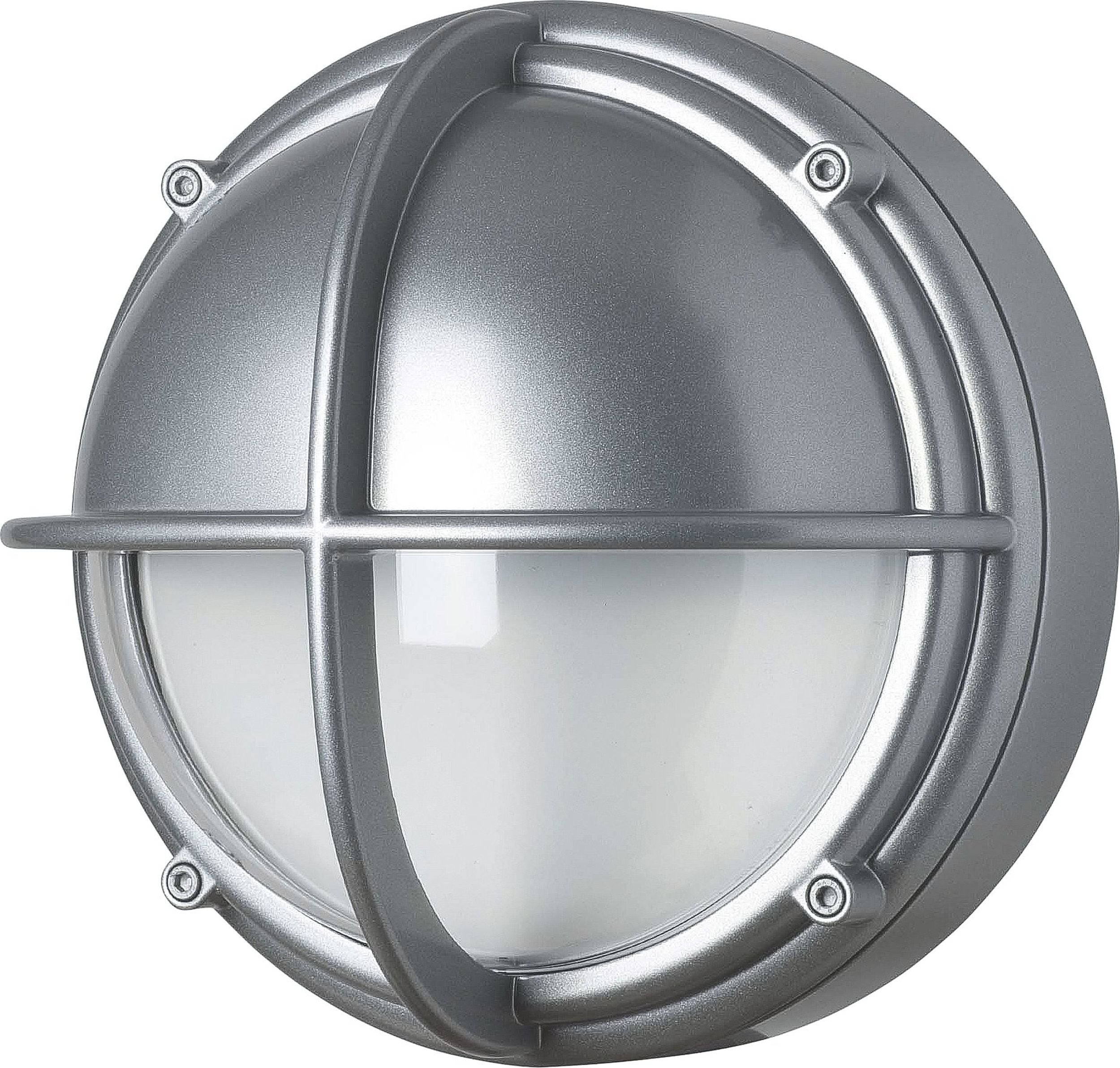 Kinkiet Skot Half LED 3000K transparentny z aluminiową ramą