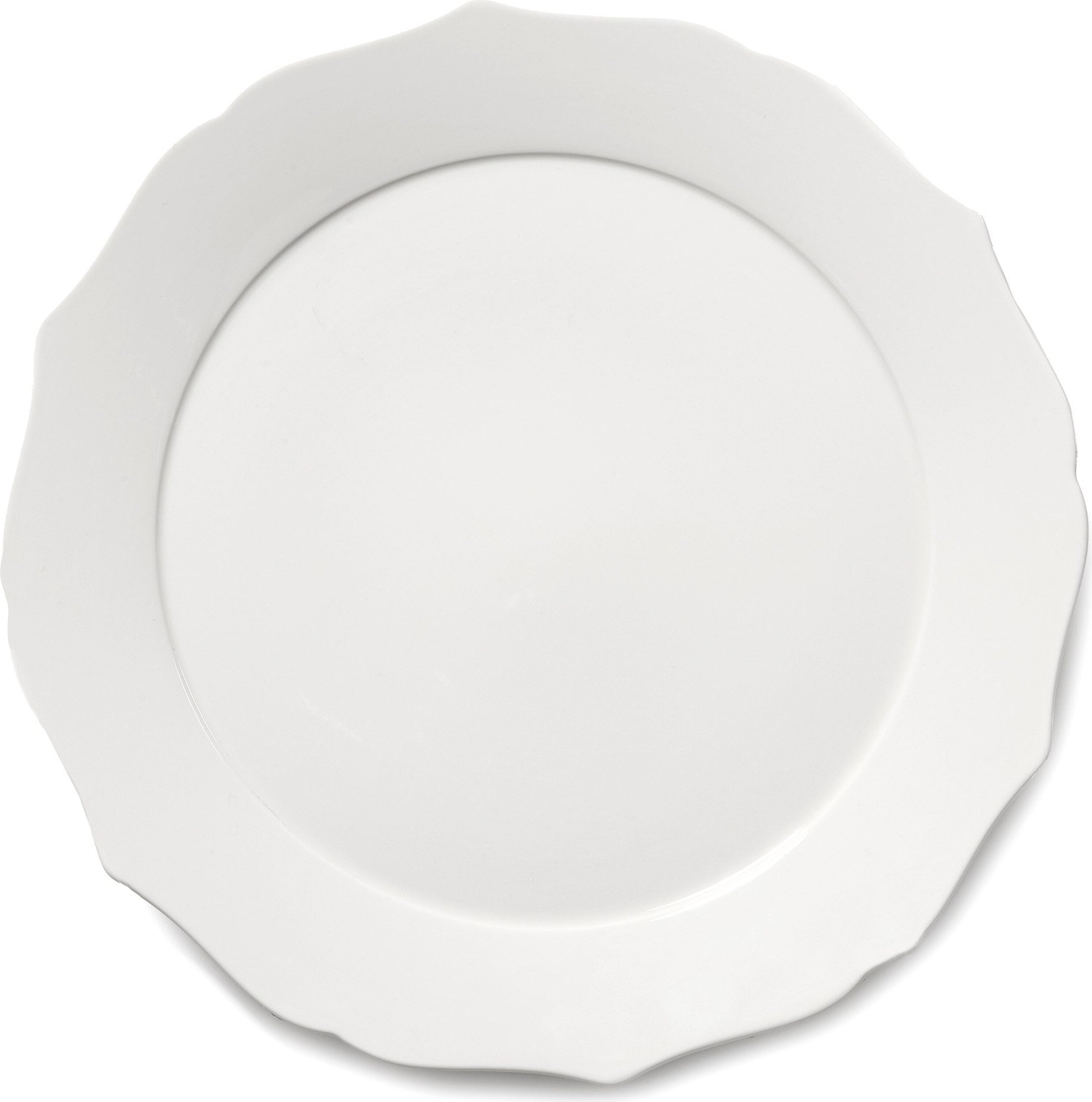 Talerze obiadowe Silhouette 26 cm białe 4 szt.