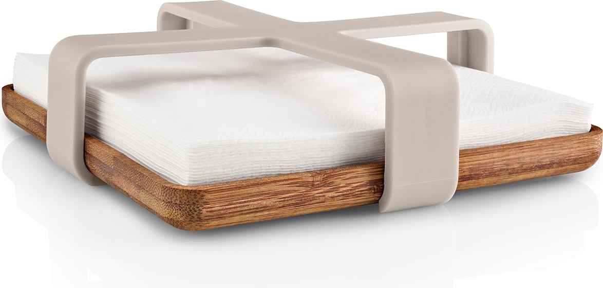 Serwetnik Nordic Kitchen 19 cm piaskowy bambusowy