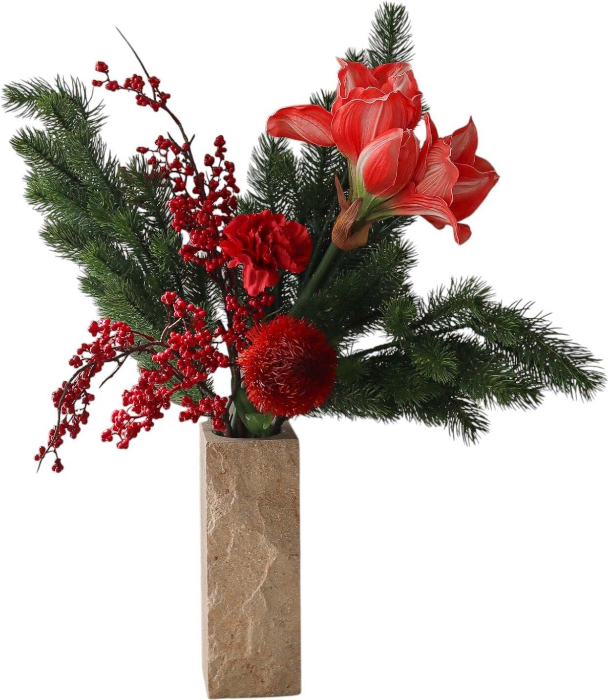 Kwiaty sztuczne bukiet Red Spritz
