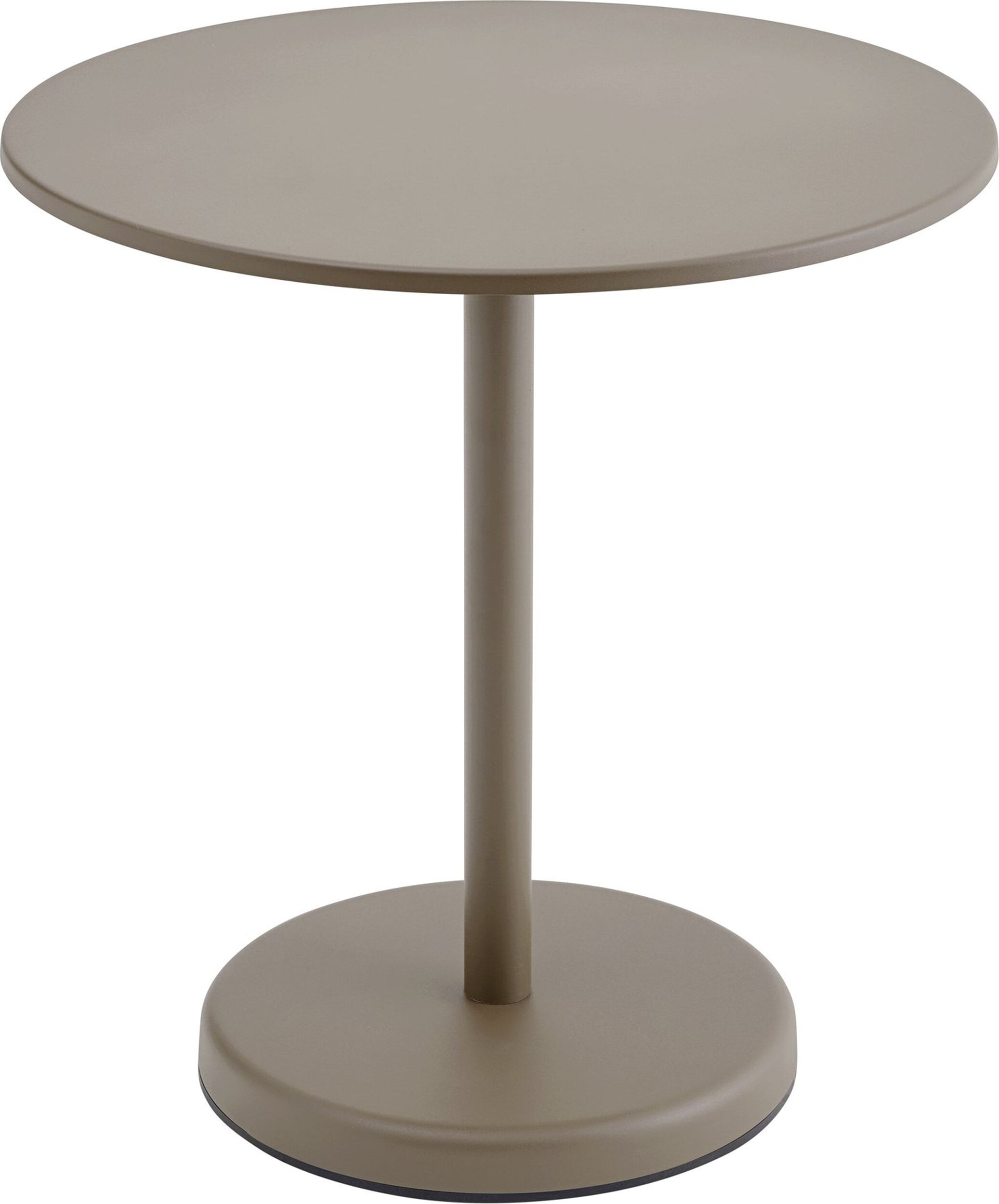 Stolik kawowy Linear okrągły 70 x 73 cm taupe