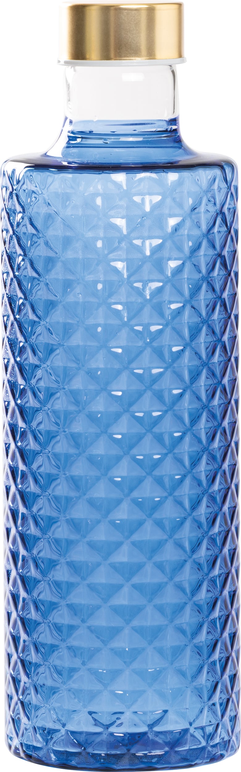 Butelka szklana Isolano 965 ml niebieska