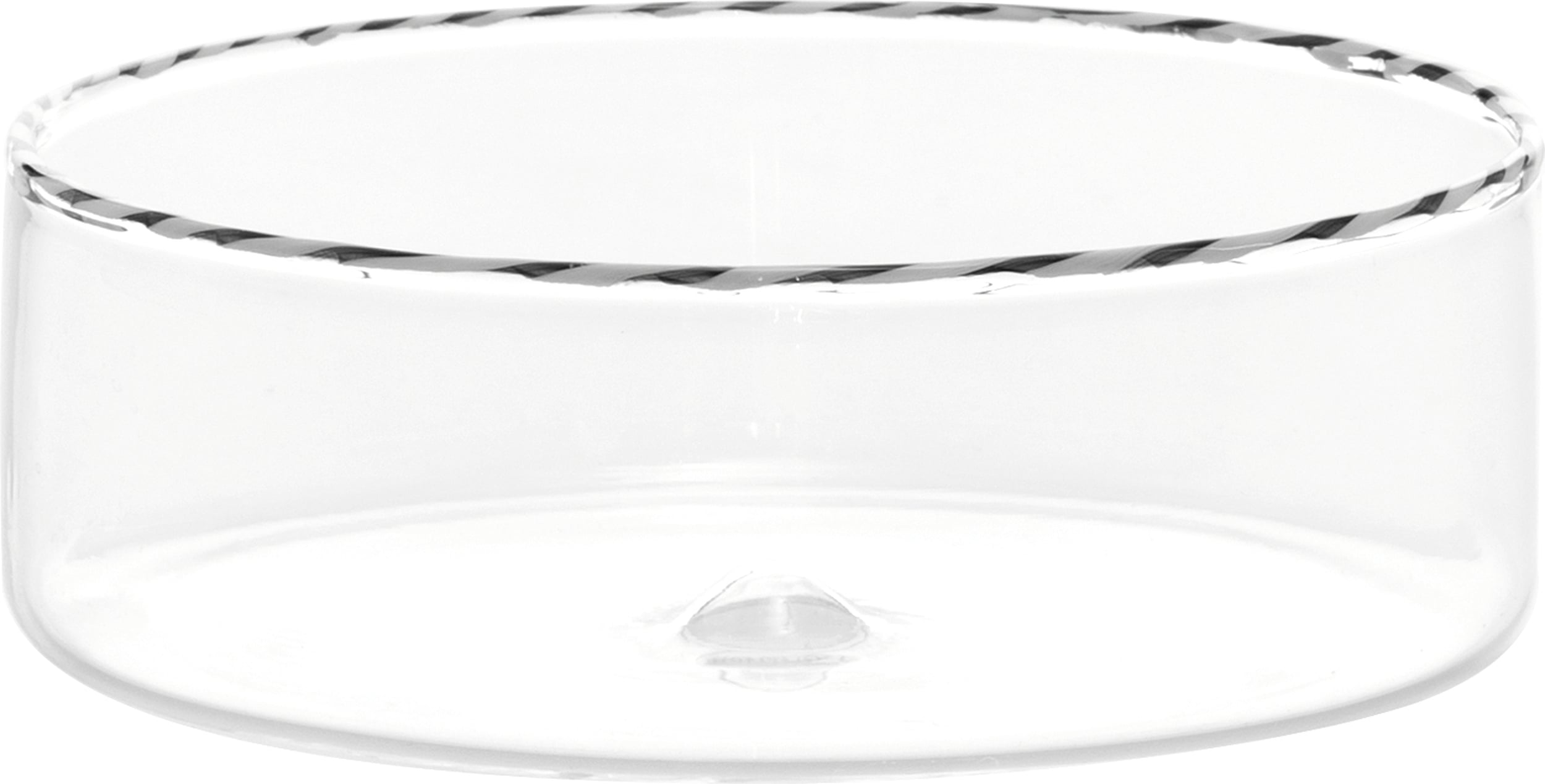 Miska Intrecci 900 ml czarno-biała