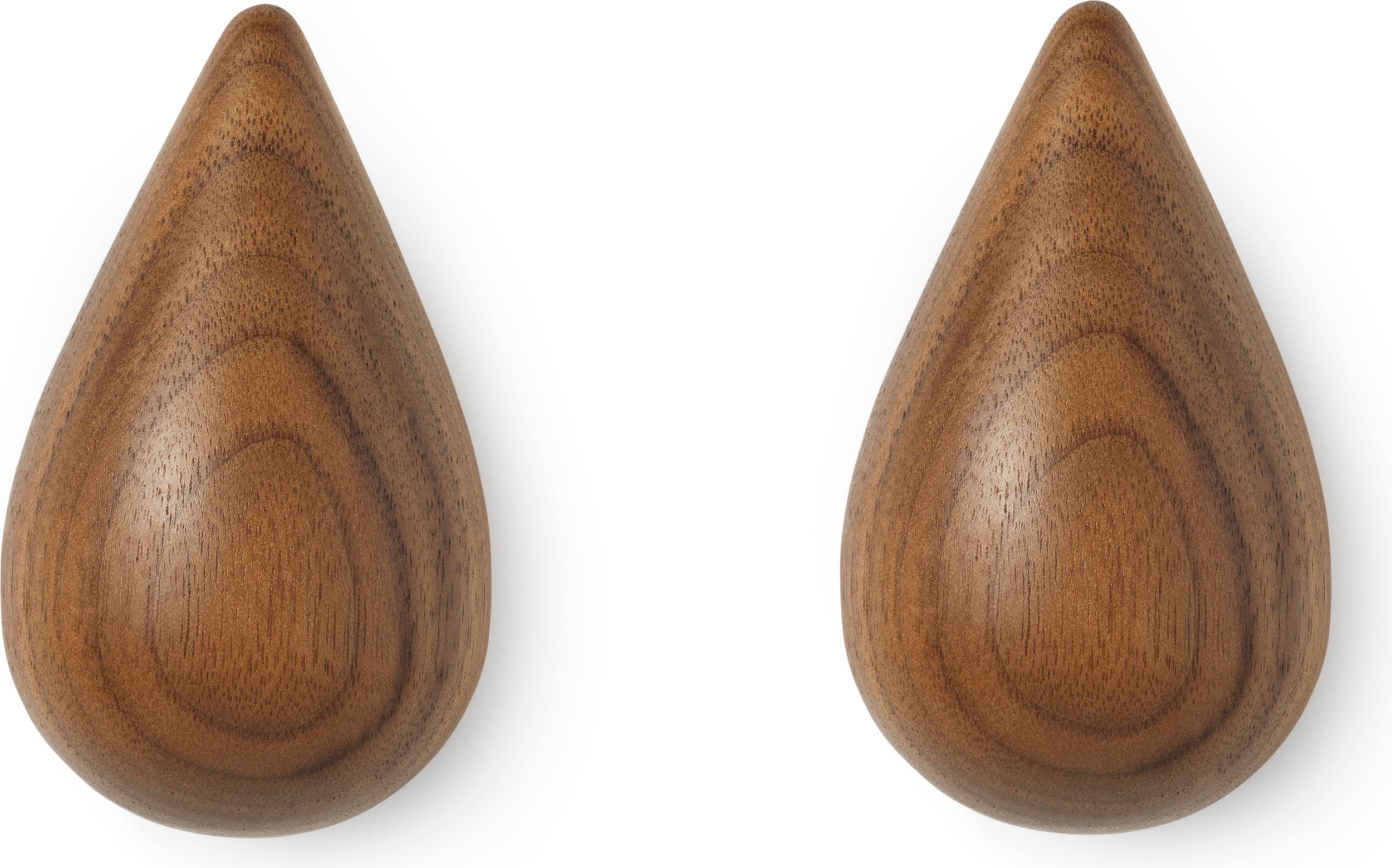 Wieszaki Dropit Walnut małe 2 szt.