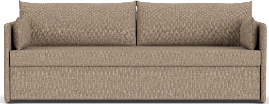Sofa trzyosobowa Offset beżowa rozkładana