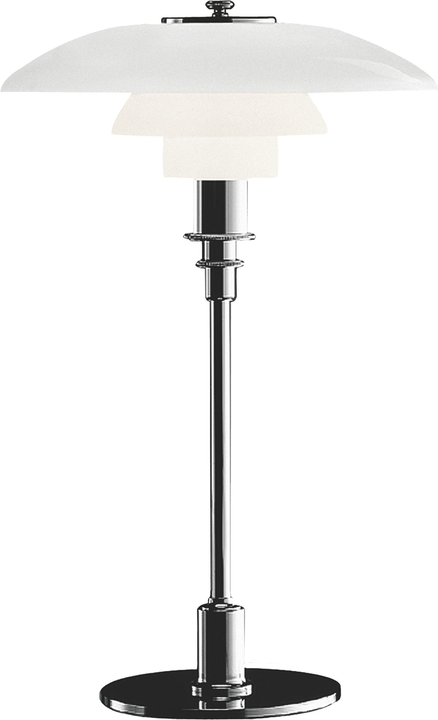 Lampa stołowa PH 28 5 cm chrom