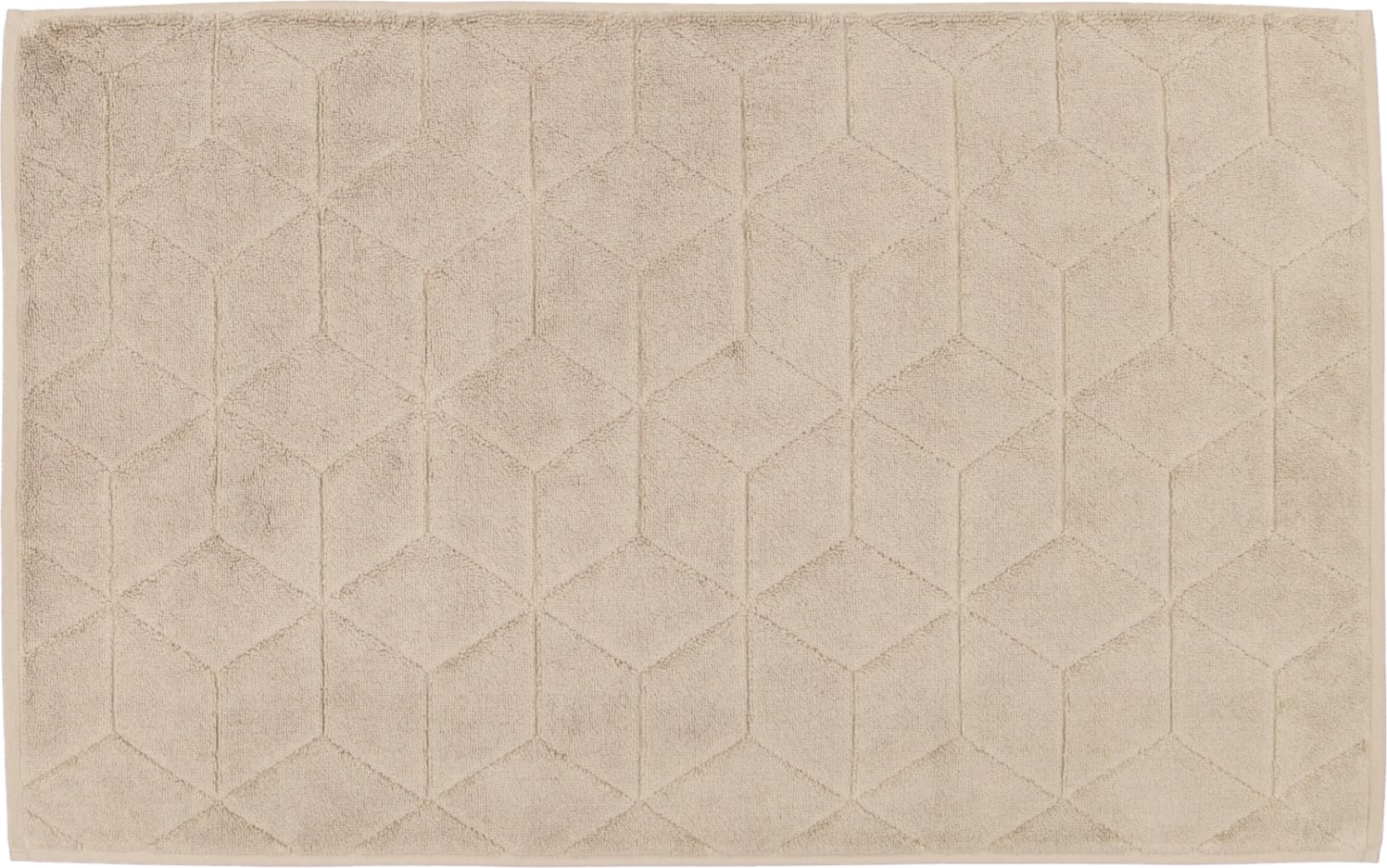 Dywanik łazienkowy Carré 50 x 80 cm piaskowy