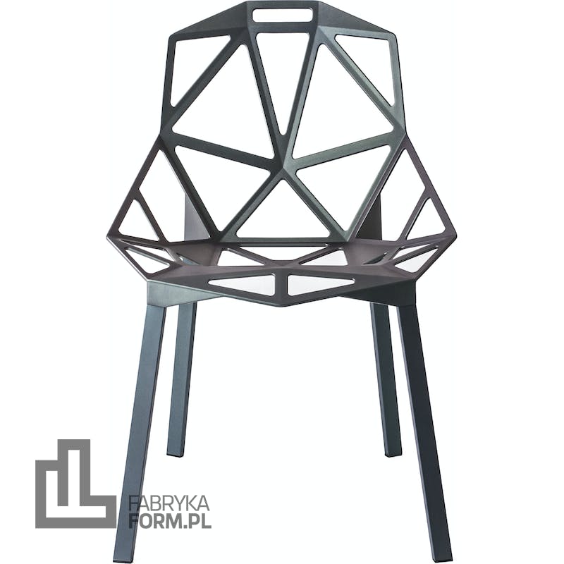 Krzesło Chair_One szarozielone