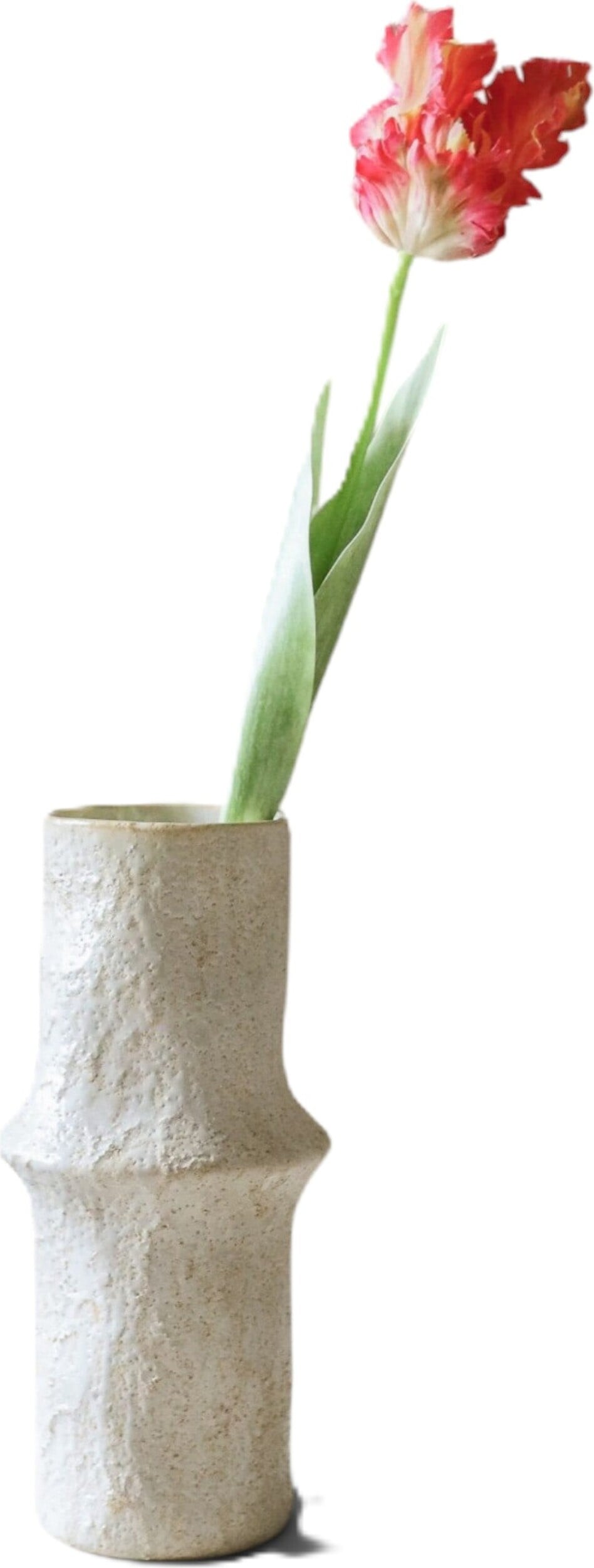 Kwiat sztuczny Botane tulipan 69 cm różowy papuzi
