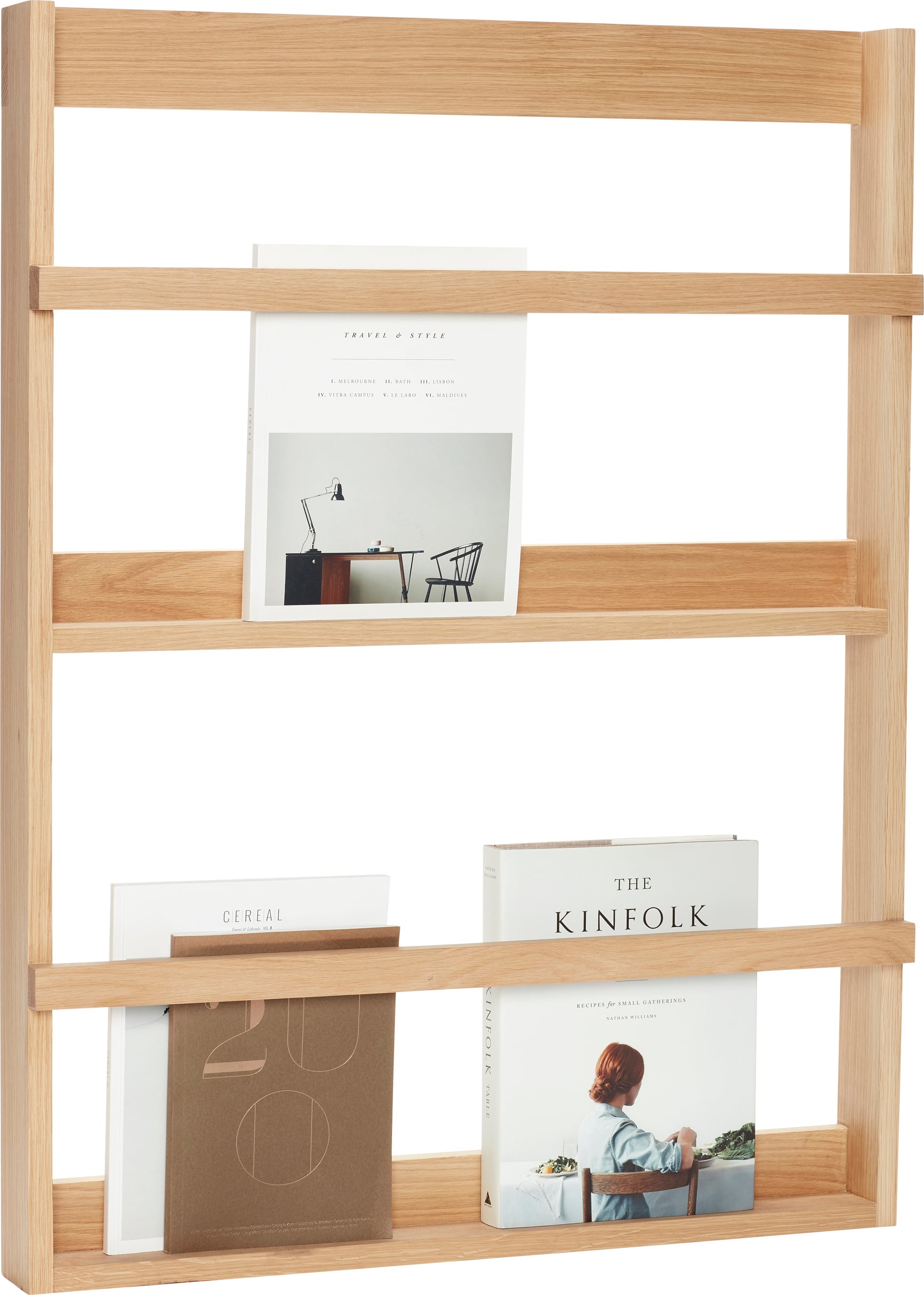 Półka ścienna Display 70 cm dębowa