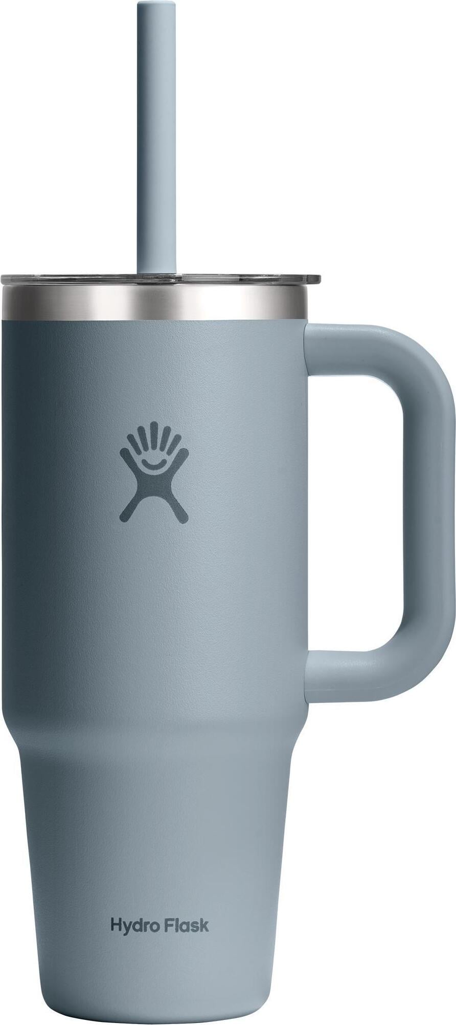 Kubek termiczny z uchwytem i słomką Hydro Flask 710 ml Shale Gray