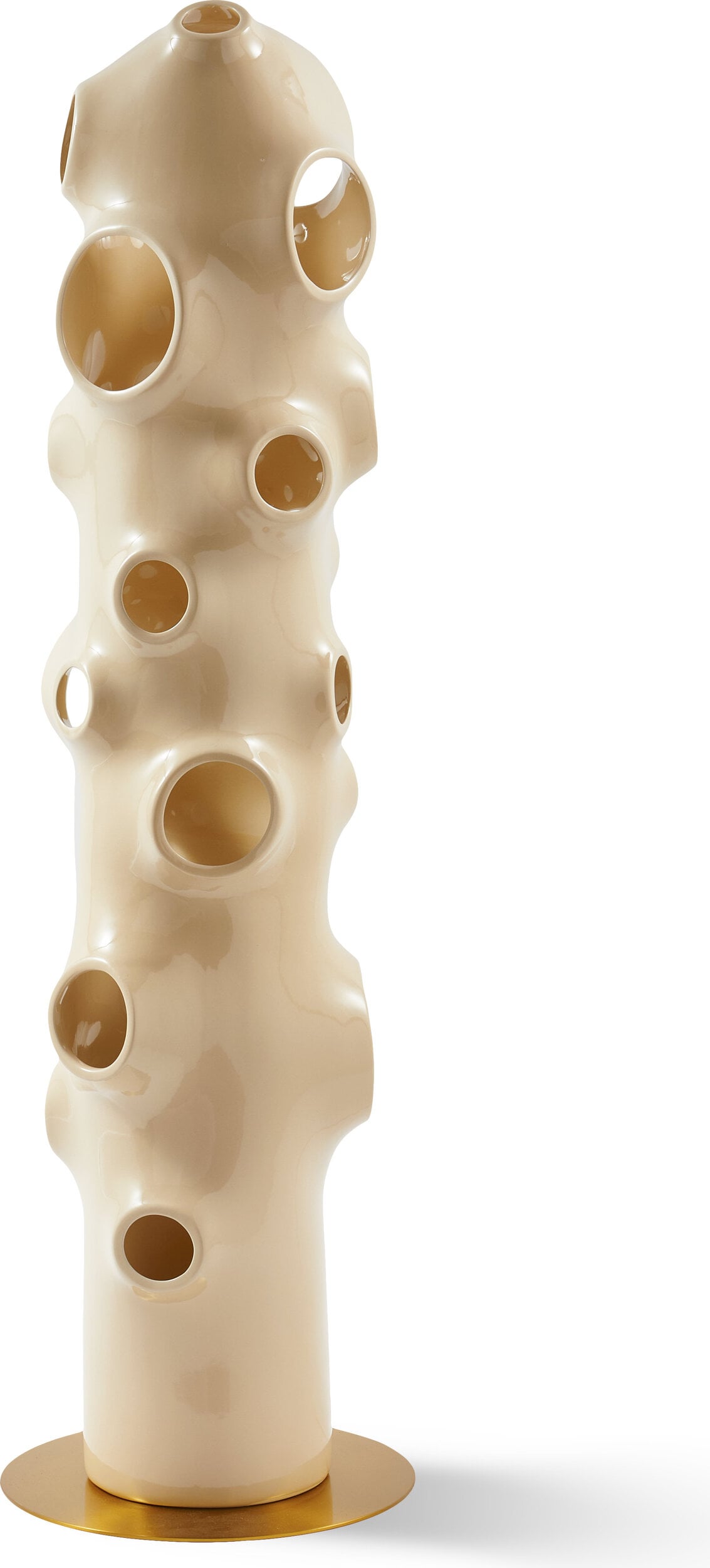 Lampa podłogowa Bulle 100 cm beżowa