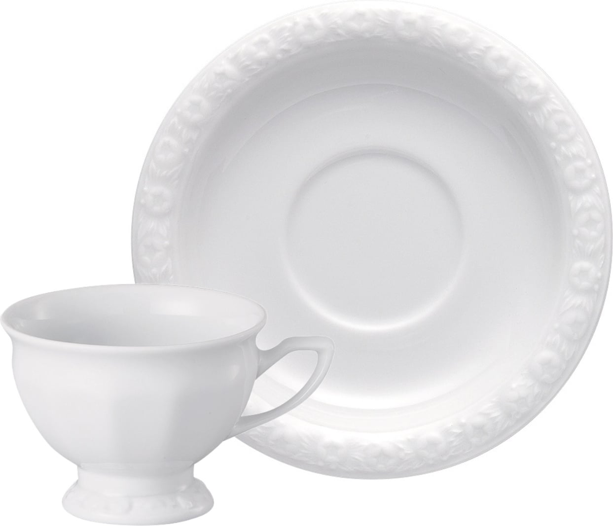 Filiżanka do espresso Maria Biała 80 ml ze spodkiem
