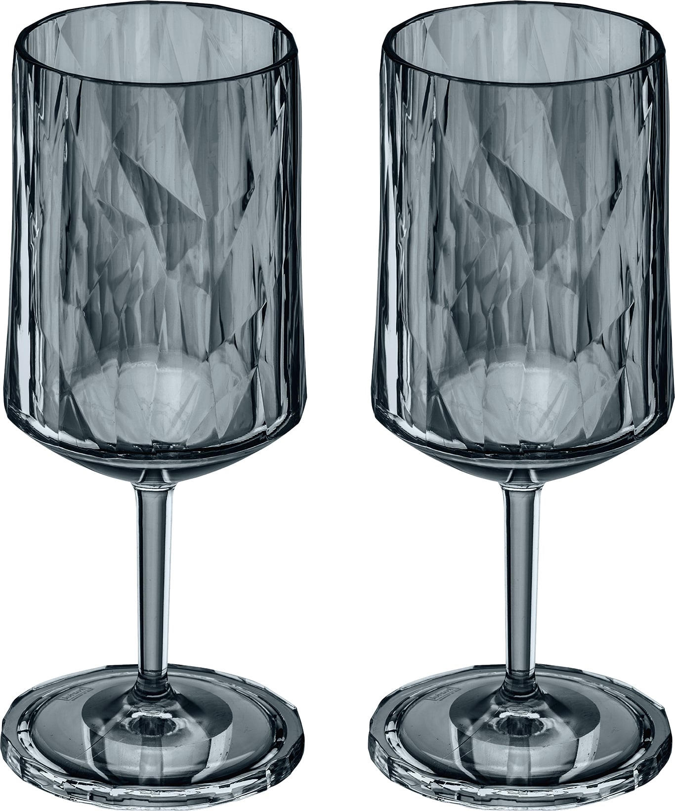 Kieliszki do wina z tworzywa Club No. 4 Tritan 300 ml szare 2 szt.