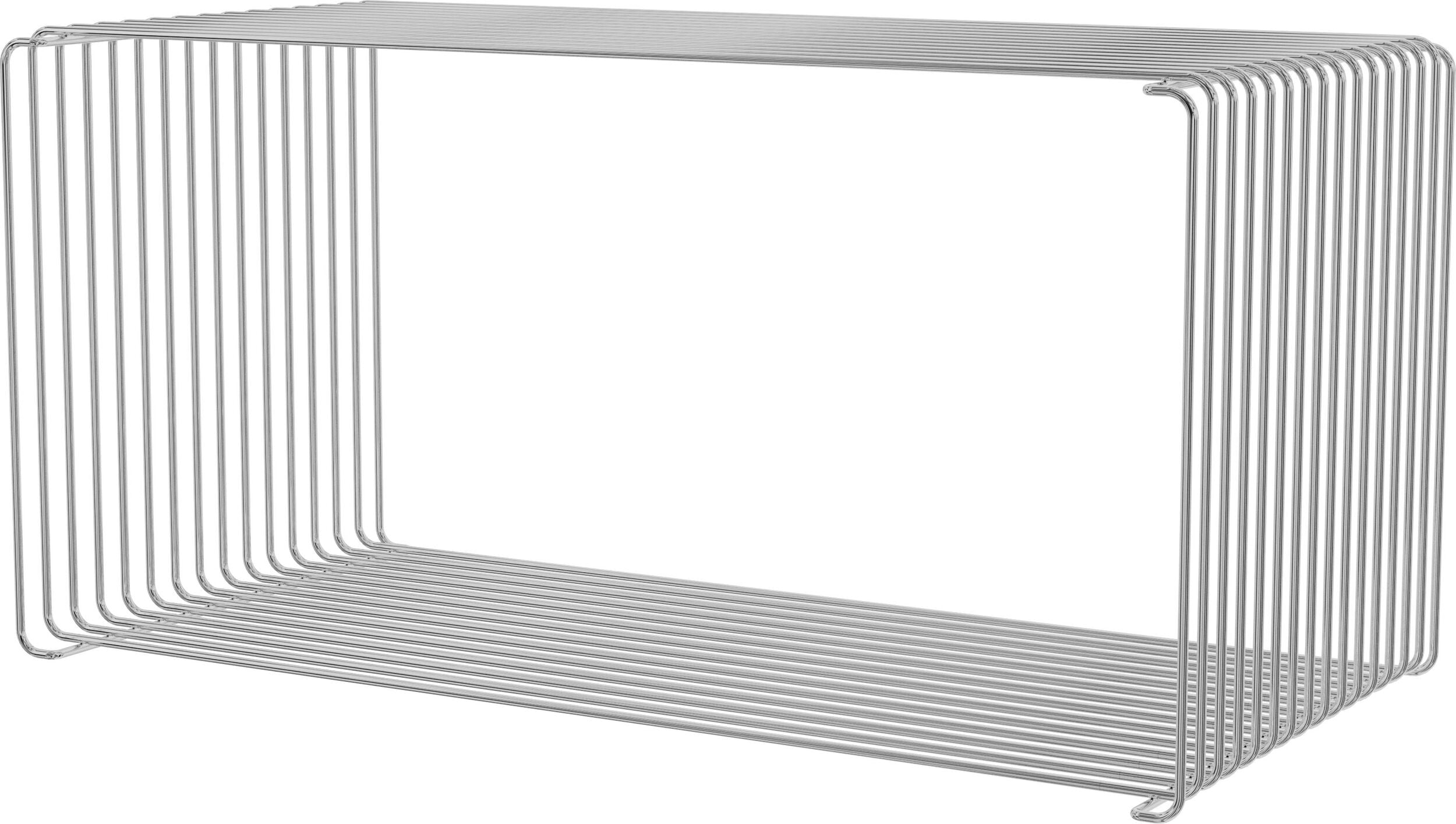 System modułowy Panton Wire 70 x 34 8 x 34 8 cm chromowany