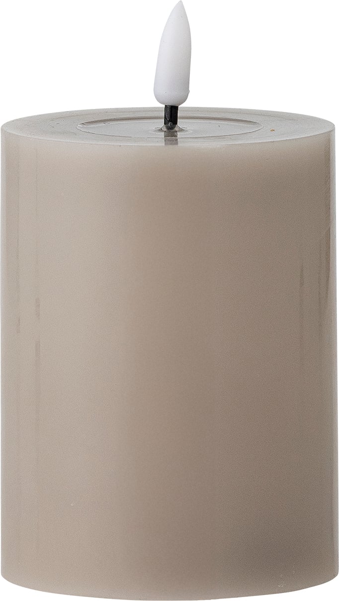 Świeca LED Ponza 10 cm beżowa