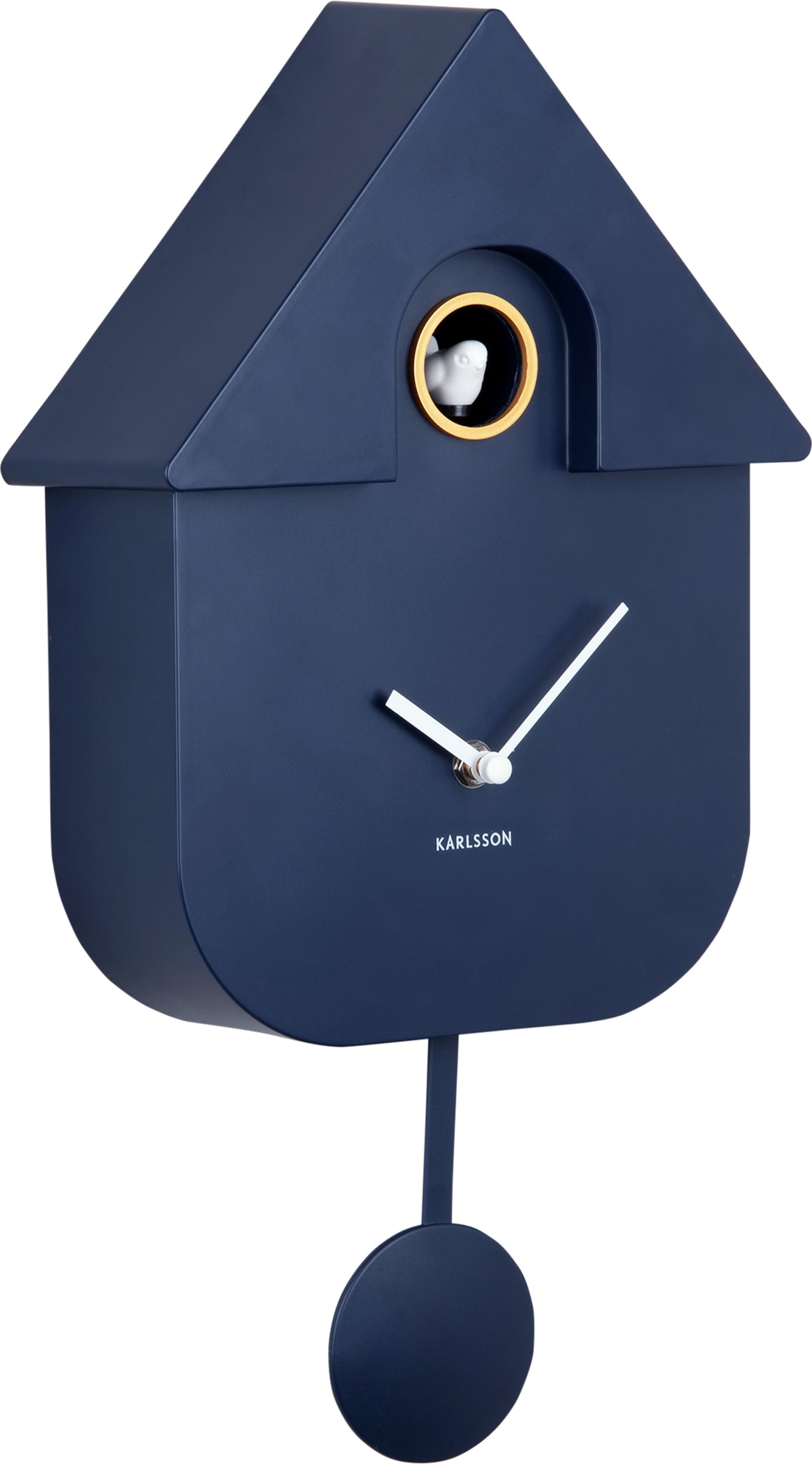 Zegar ścienny z kukułką Modern Cuckoo granatowy