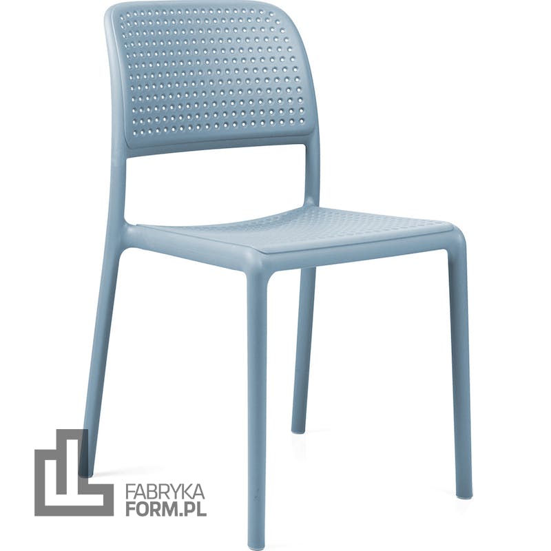 Krzesło ogrodowe Bora Bistrot błękitne