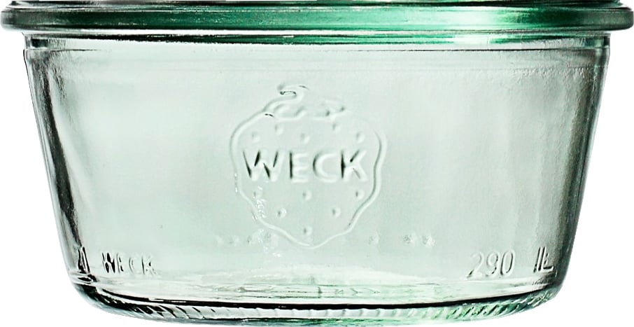 Słoik Weck rozszerzający się ku górze 290 ml niski