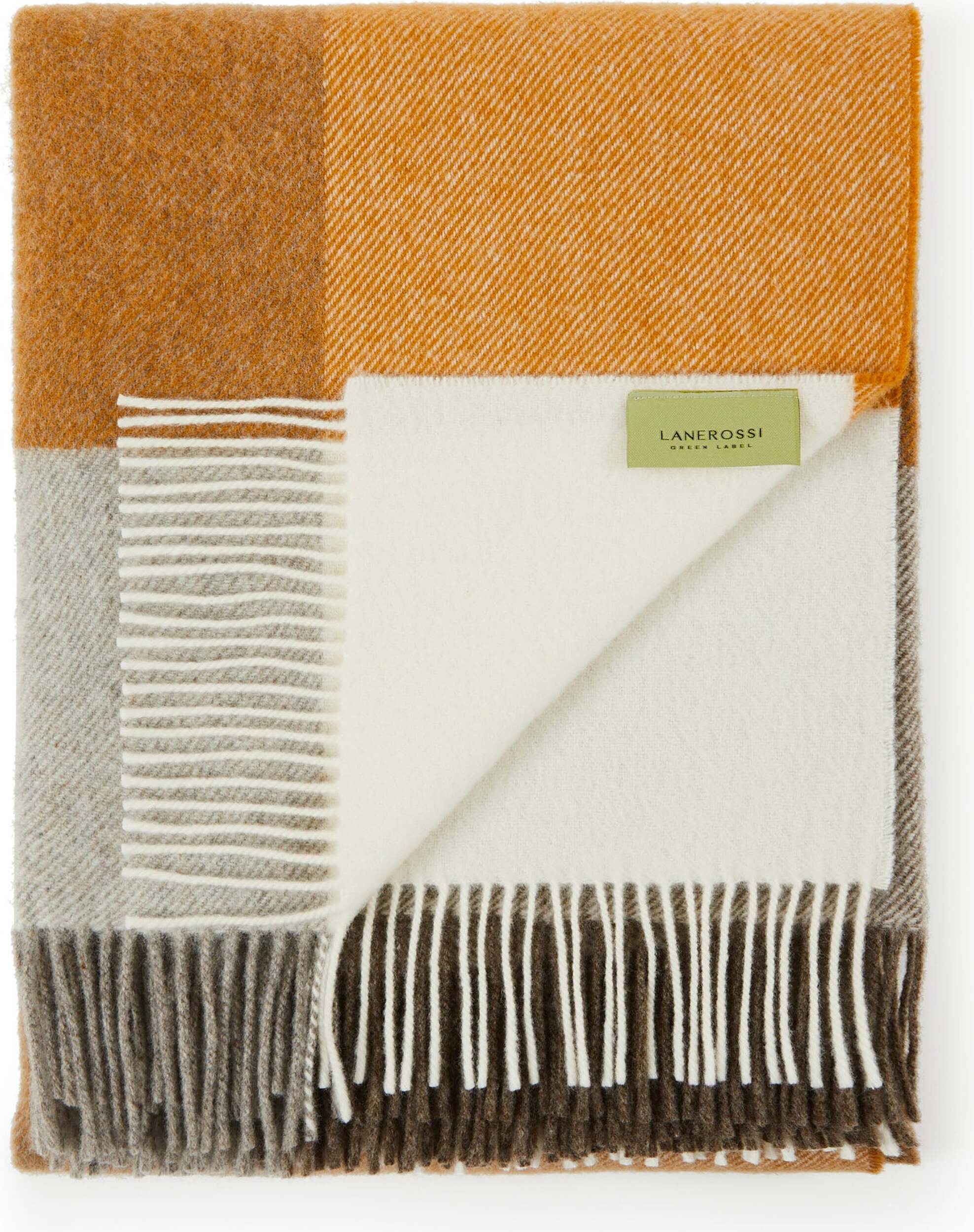 Pled Uruguay Check 130 x 190 cm camel