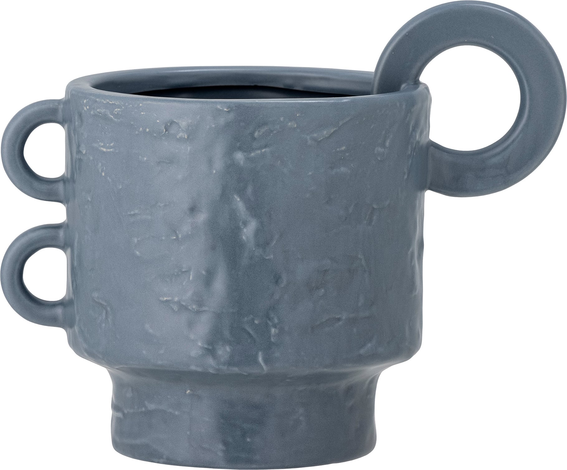 Osłonka na doniczkę Alfine 15 cm niebieska