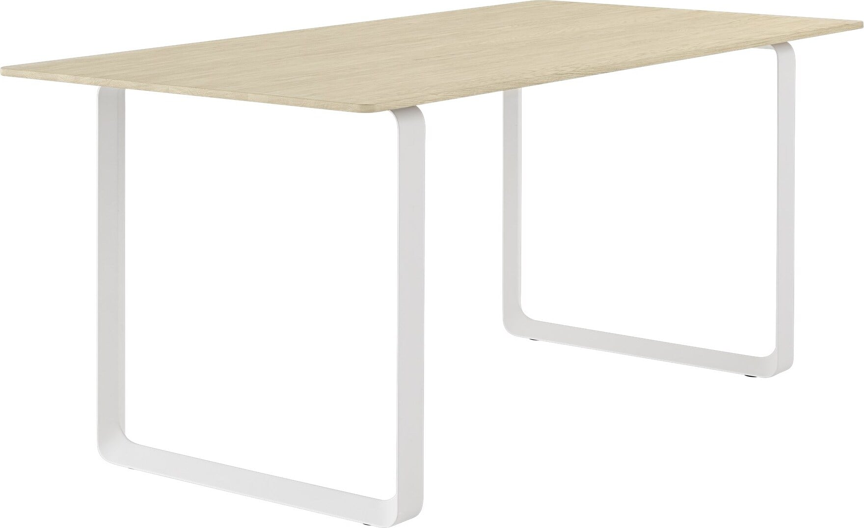 Stół Muuto 170 x 85 cm jasny dąb nogi białe