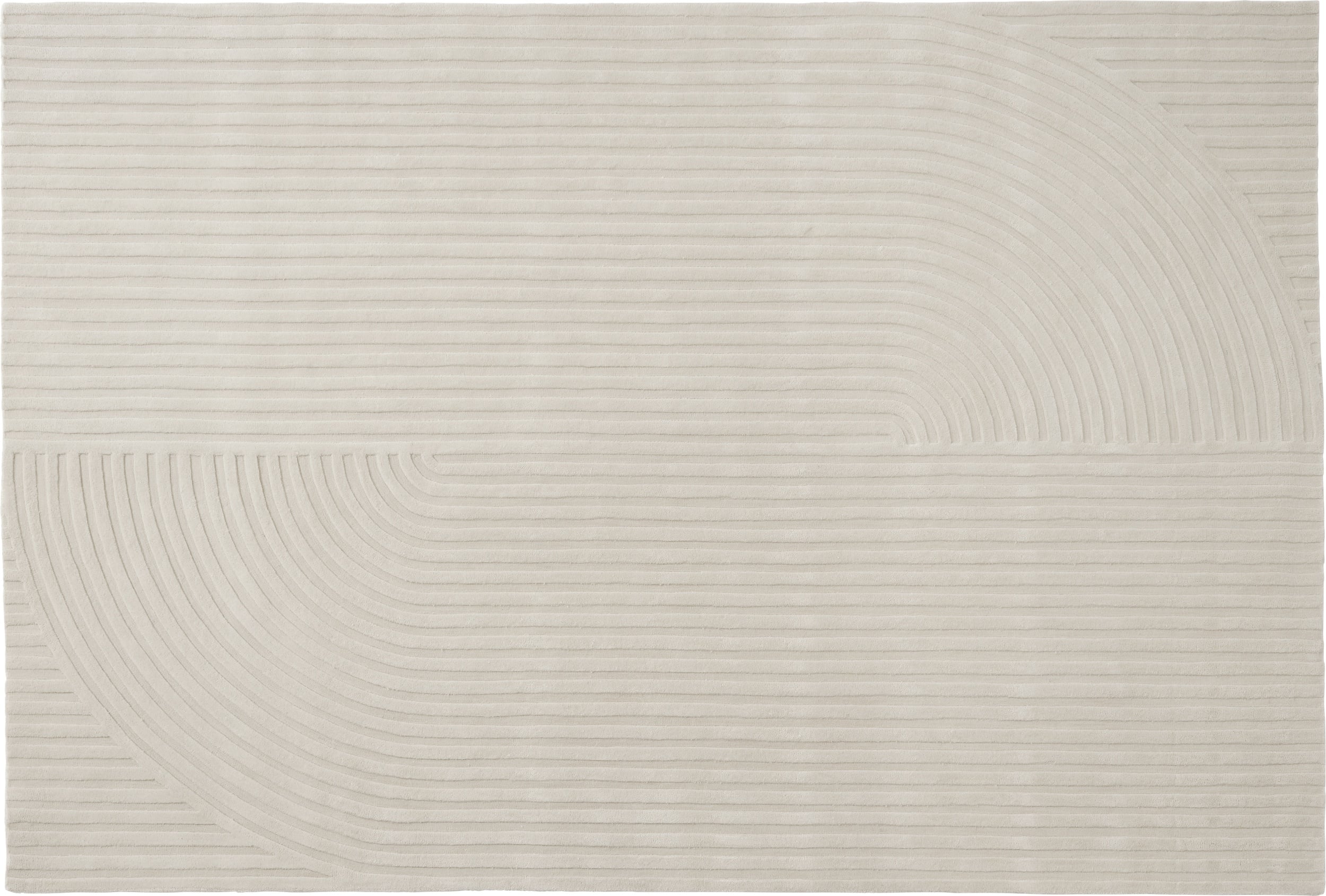 Dywan Relevo Quattro 200 x 300 cm złamana biel