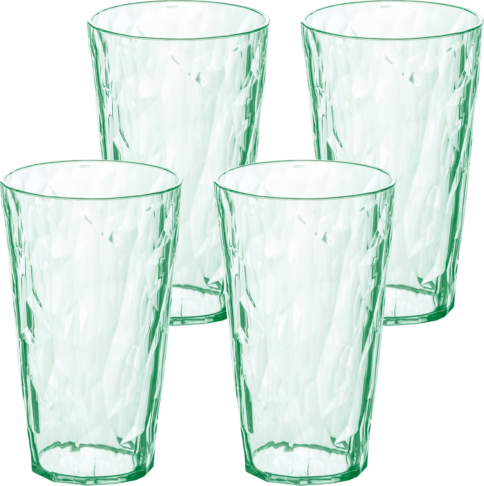 Szklanki z tworzywa Club No. 30 Tritan 400 ml jadeitowe 4 szt.