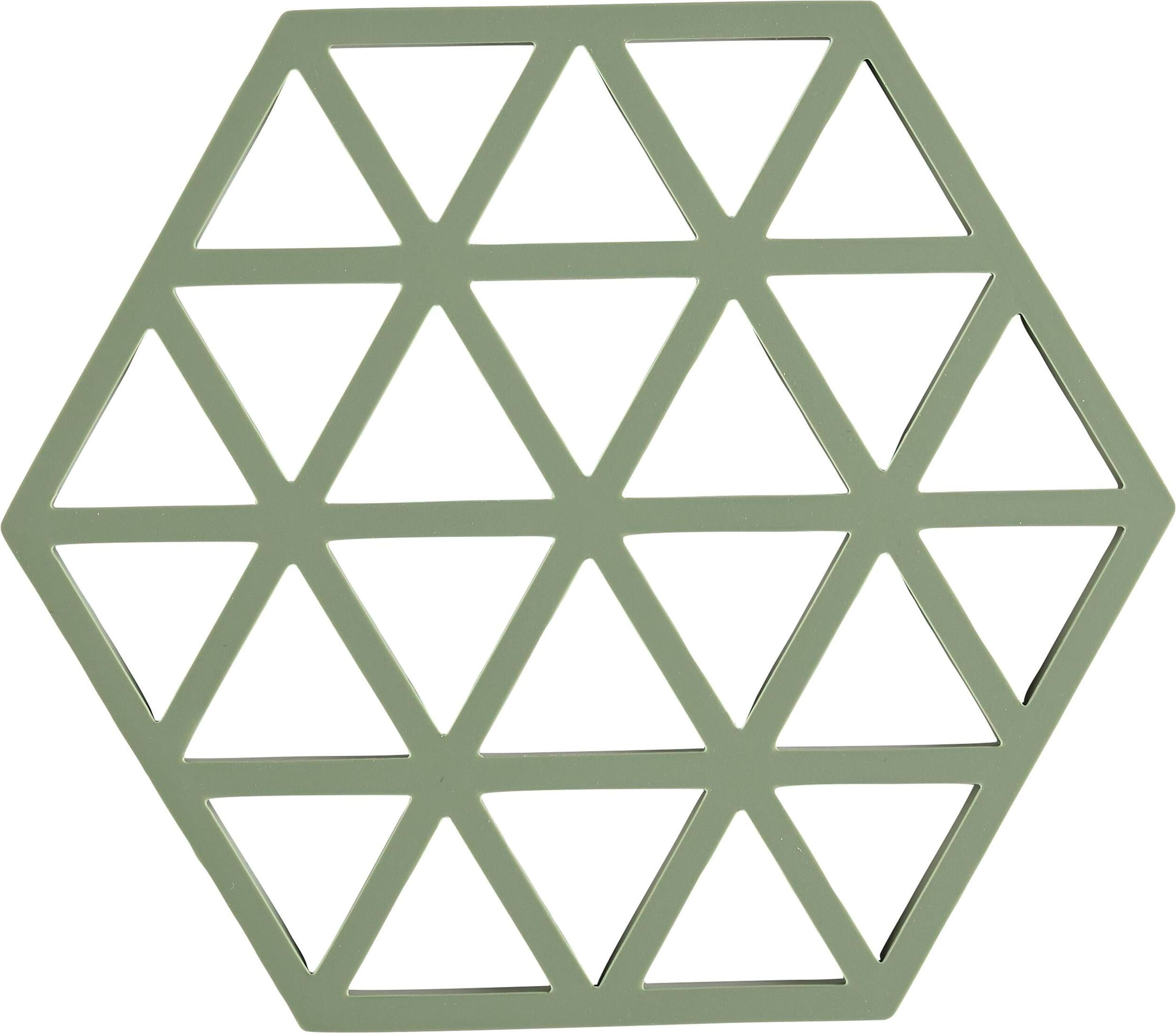 Podstawka pod gorące naczynia Triangles zielona