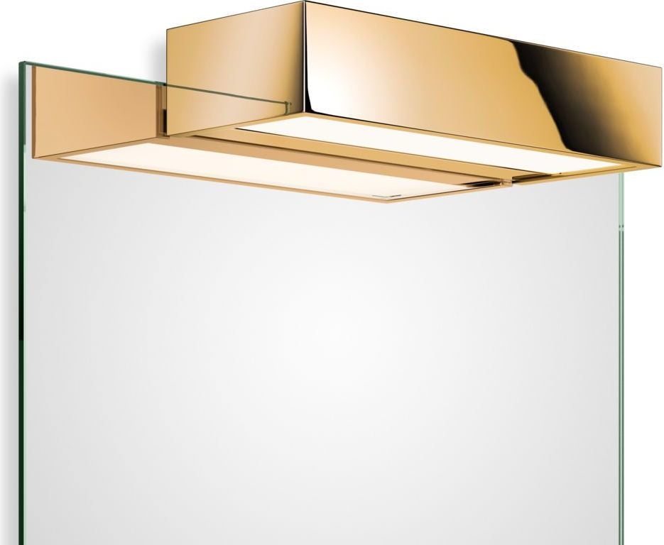 Lampa nad lustro Box Clip On LED 25 cm złota