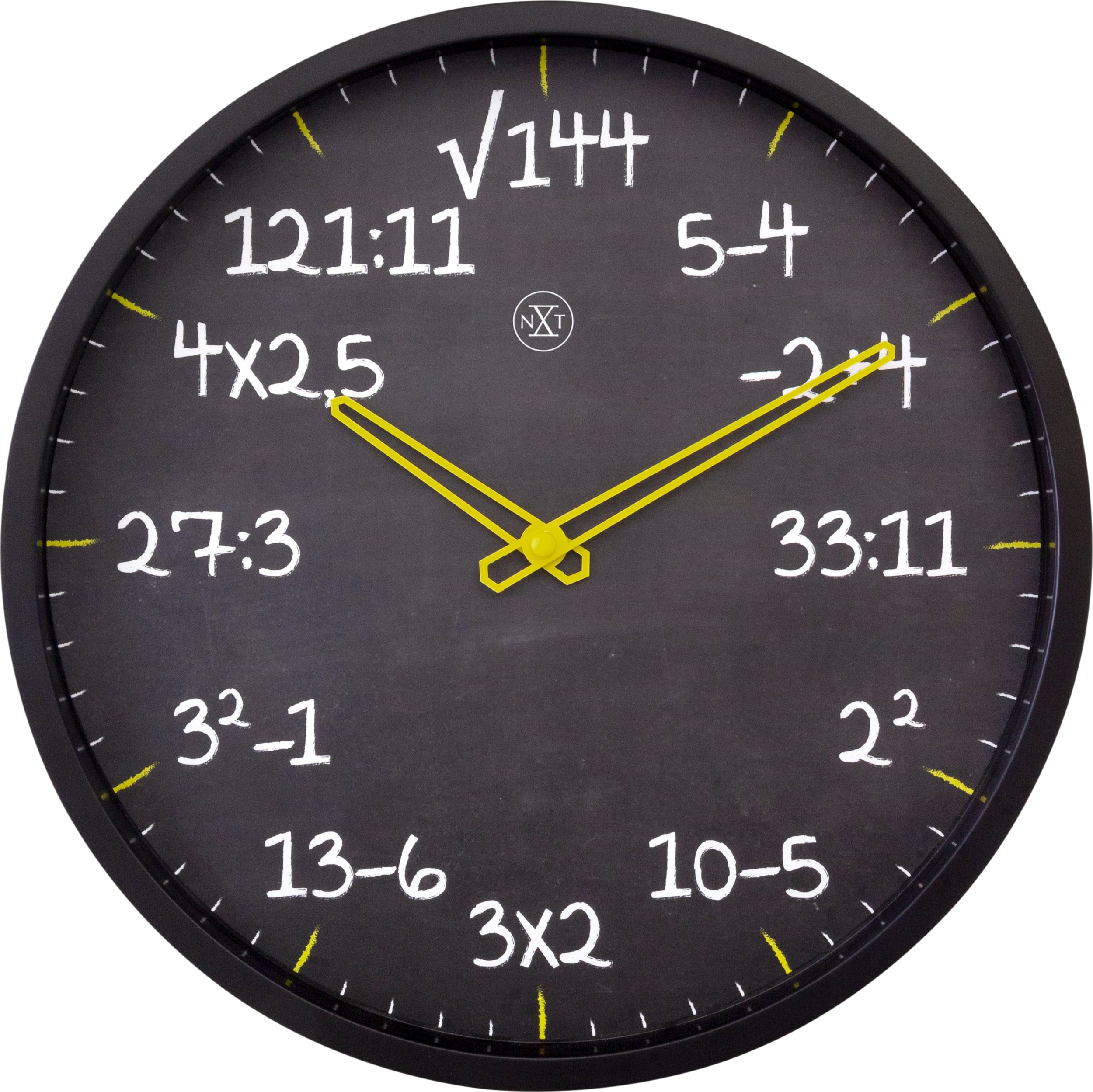 Zegar ścienny Maths