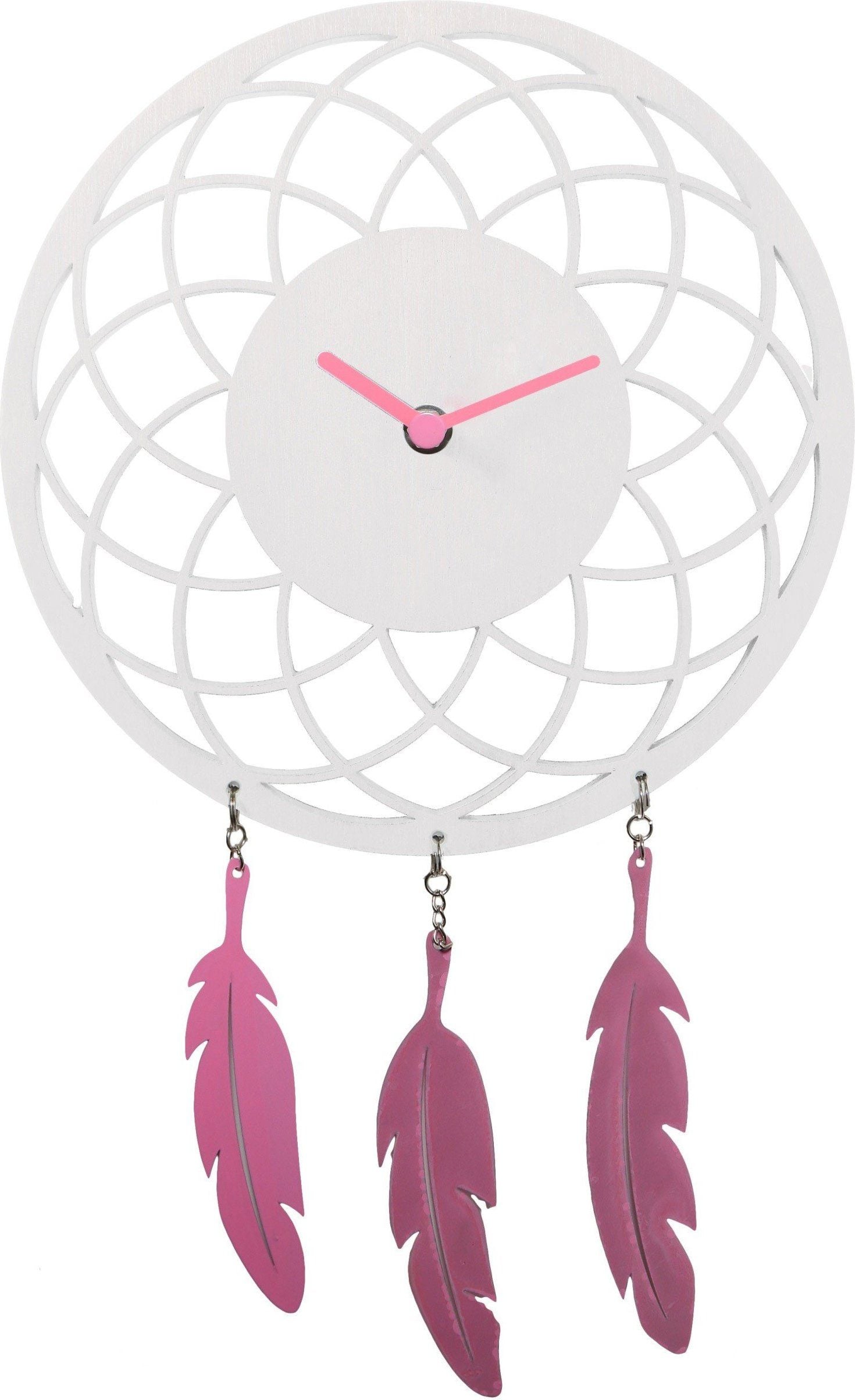 Zegar ścienny Dreamcatcher biały
