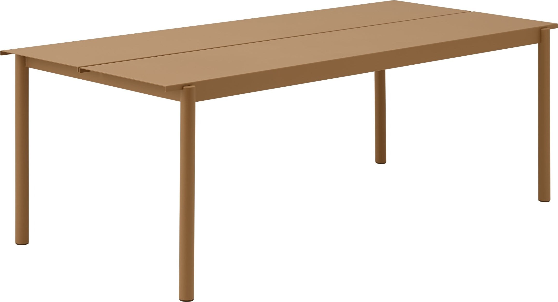 Stół Linear 220 x 90 cm pomarańczowy